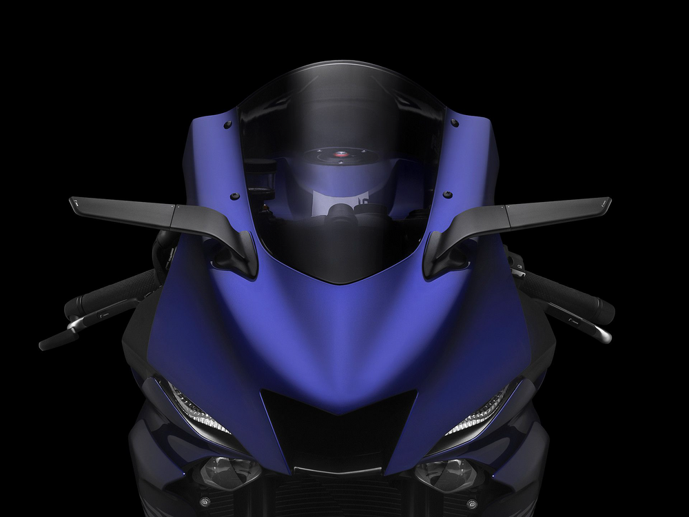 Rizoma Stealth Sport Mirrors Black Yamaha YZF R6 2017 2021 YZF R7 2022 2023 BSS020B